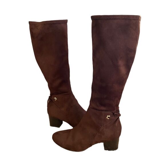Charter Club | Jaccque Tall Stretch Boot in Chocolate Color, Size 7.5 - Picture 3 of 7